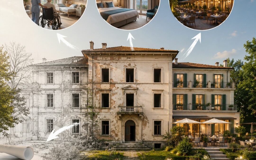 Comprare un immobile da riconvertire: opportunità per RSA, hotel e strutture ricettive